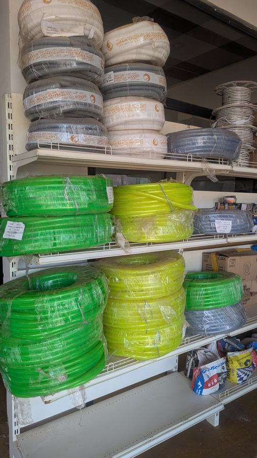 Electrical and finishing materials stocked by Aura Investments Kampala