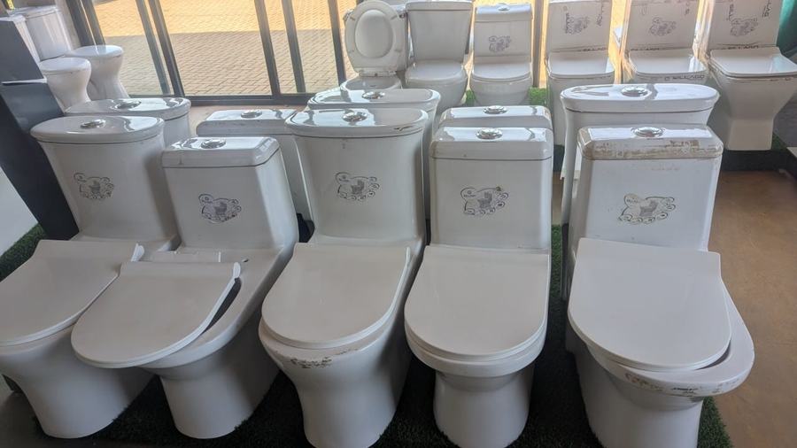 Sanitary ware and toilet products supplied by Aura Investments in Kampala